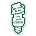 Go Green Fluorescent Lightbulb Magnet